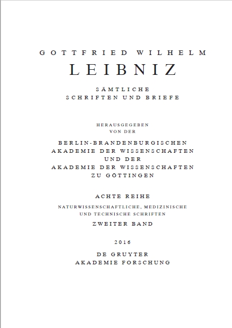 Leibniz-Edition Band VIII,2